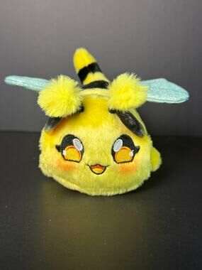 Aphmau MeeMeows Safari Collection Bee Cat Plush 6" Yellow Black Honey Bee